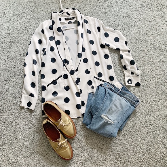 House of Harlow 1960xREVOLVE Arthur Top Dot Print - Picture 3 of 8